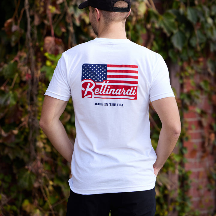 Bettinardi Retro Script Made in the USA T-Shirt (White)