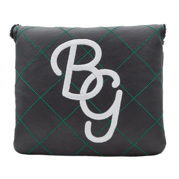 BG Script Argyle Mallet Putter Headcover (Green/Black)