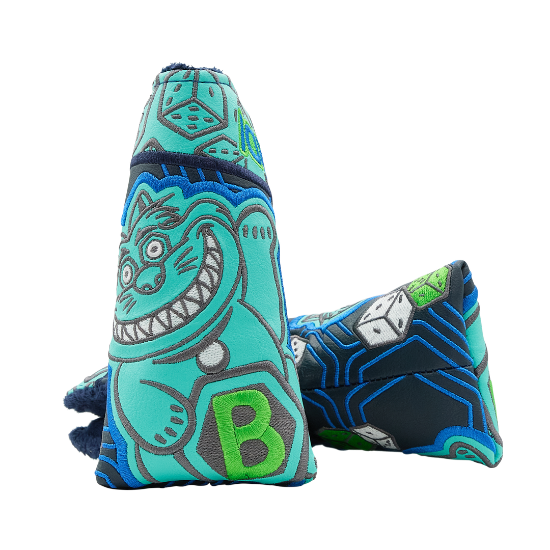 Lefty Love Lucky Cat Blade Putter Headcover- main