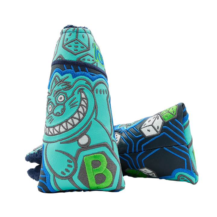 Lefty Love Lucky Cat Blade Putter Headcover- main
