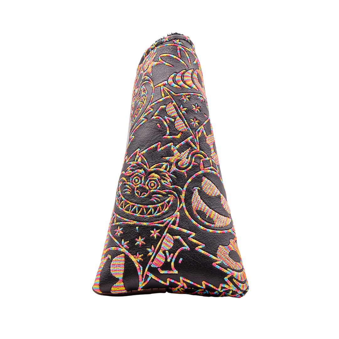 Multi Icon Rainbow Holographic Blade Putter Headcover | Bettinardi