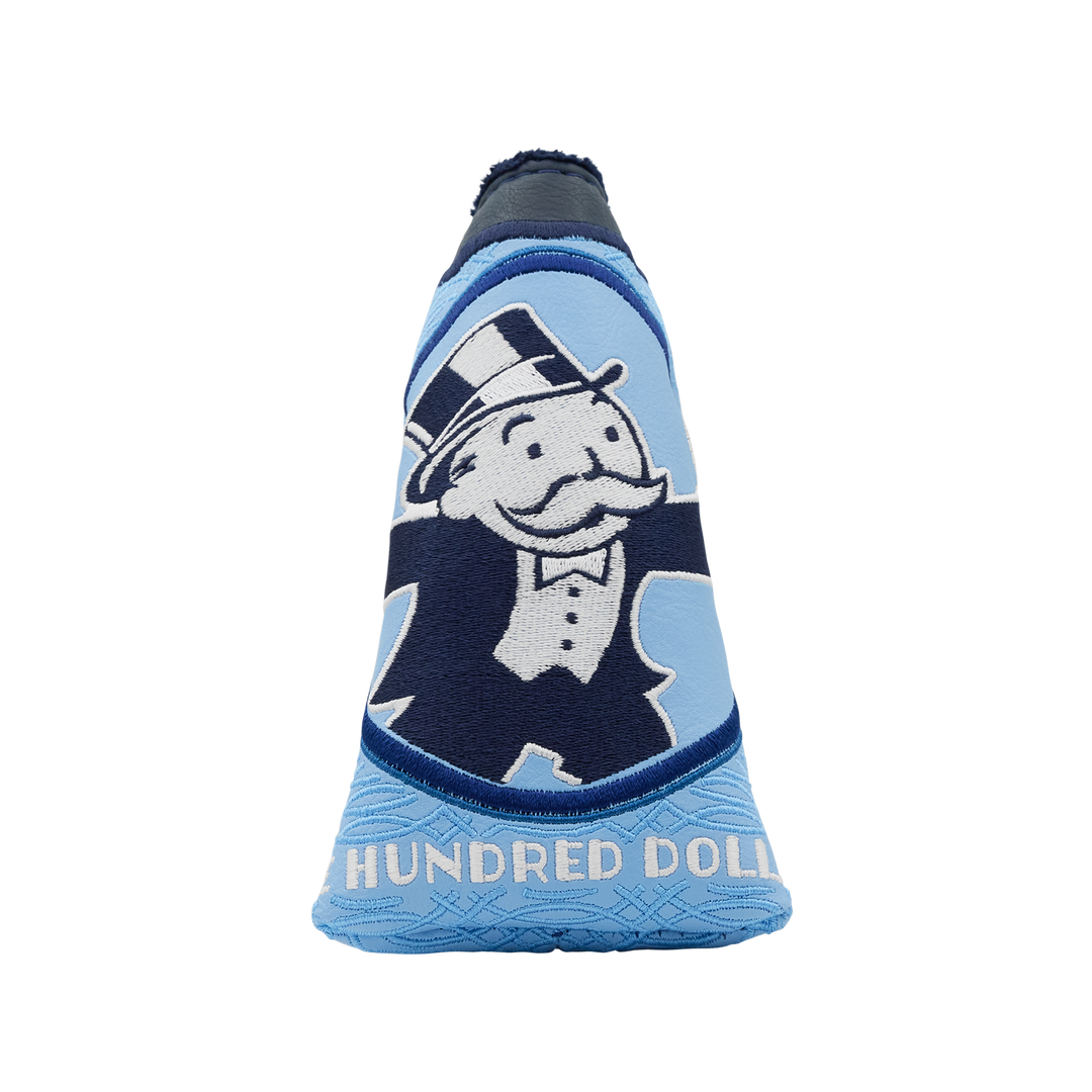 Wall Street Blue Cheese Monopoly Man Blade Putter Headcover Wall Street Blue Cheese Monopoly Man Blade Putter Headcover