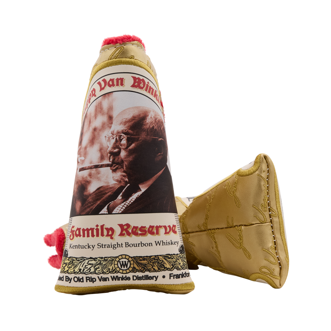 Old Rip Van Winkle x Bettinardi Pappy Van Winkle's Family Reserve Blade Putter Headcover- front