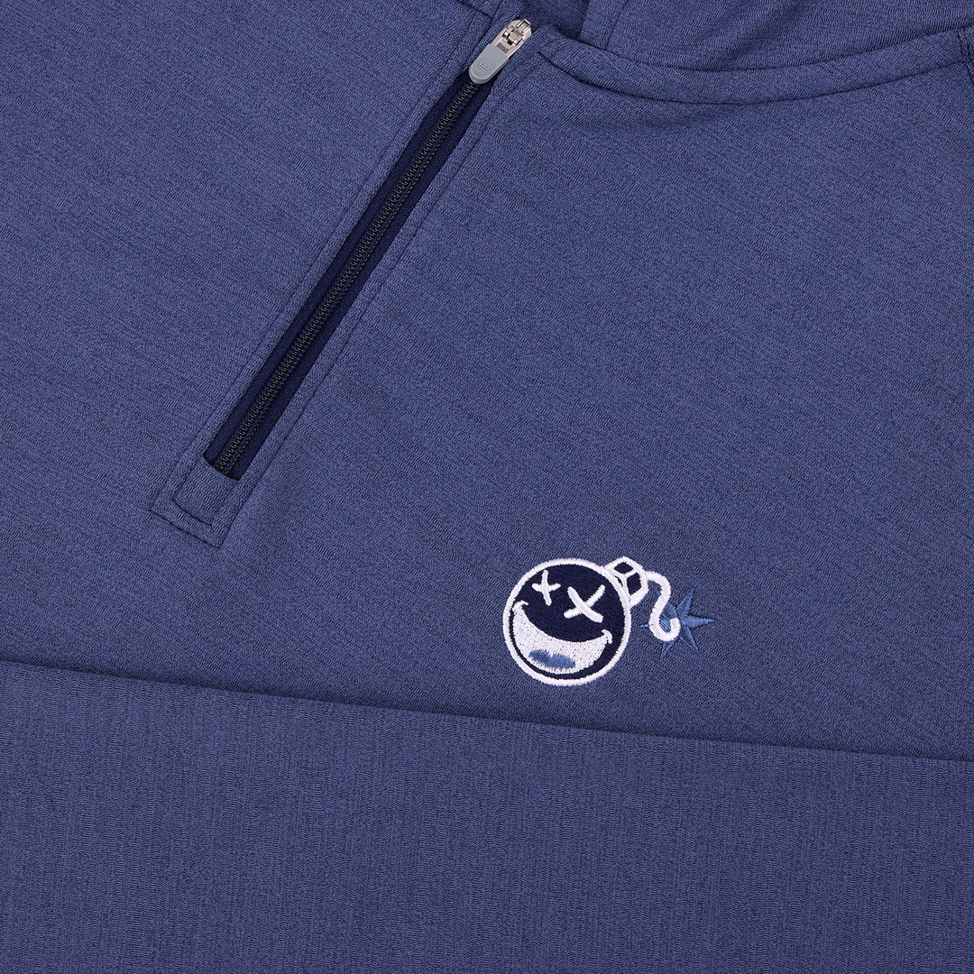 Bettinardi Peter Millar Poison Bomb Pine Performance Quarter-Zip Hoodie