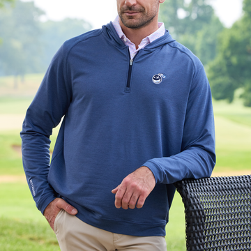 Bettinardi Peter Millar Poison Bomb Pine Performance Quarter-Zip Hoodie