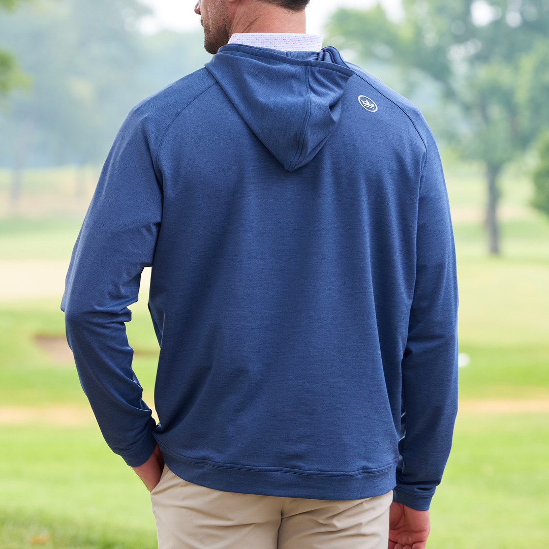 Bettinardi Peter Millar Poison Bomb Pine Performance Quarter-Zip Hoodie