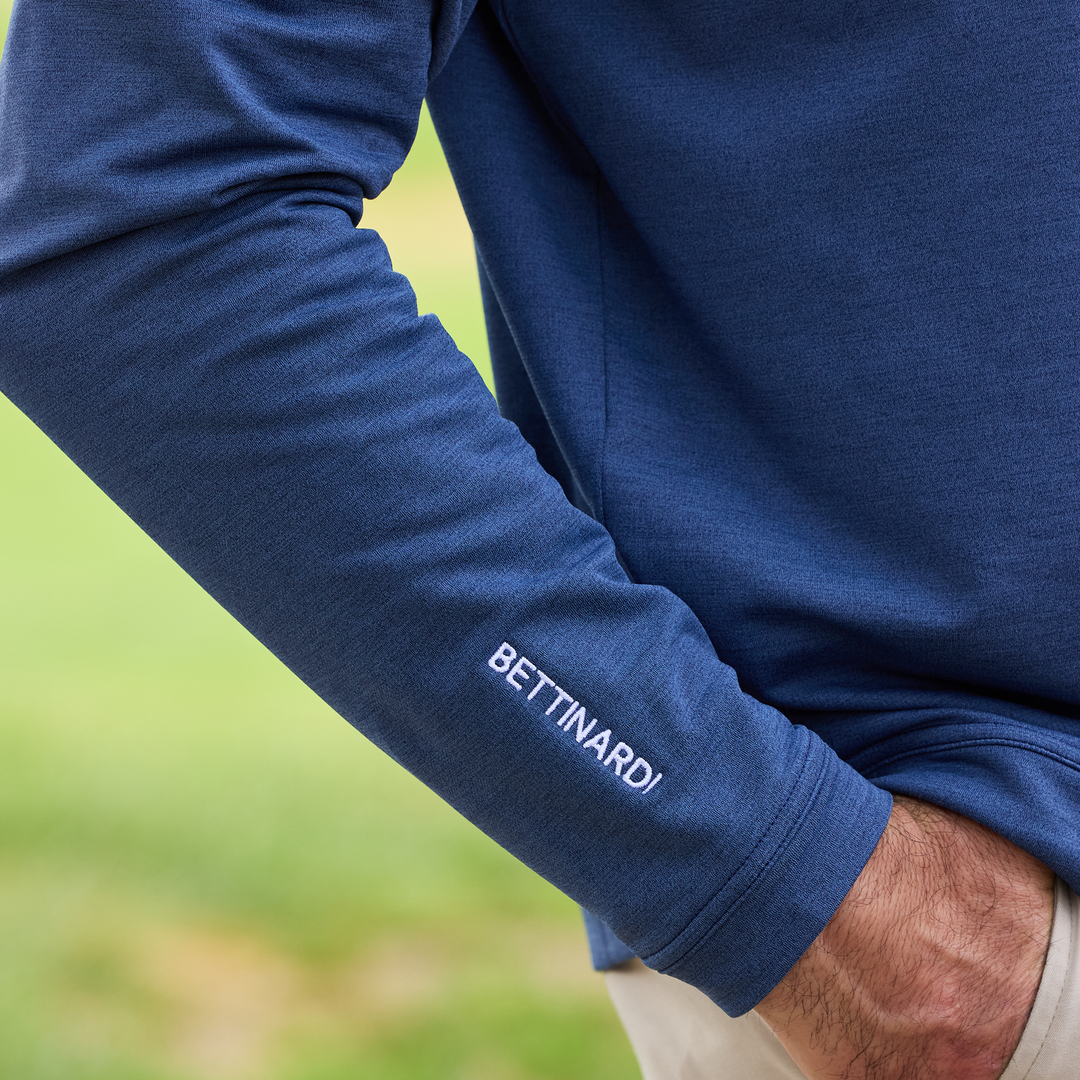 Bettinardi Peter Millar Poison Bomb Pine Performance Quarter-Zip Hoodie