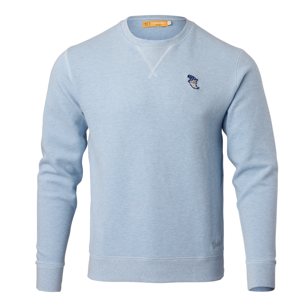 Bettinardi x Field Day Sporting Co. Wizard Marshall Crewneck (Burnham Heather)- front