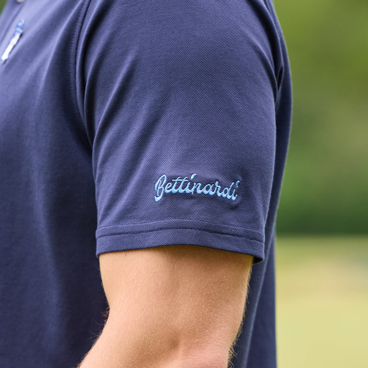 Bettinardi x Field Day Sporting Co. Wizard Runboy Ford 5 Button Polo (Navy)