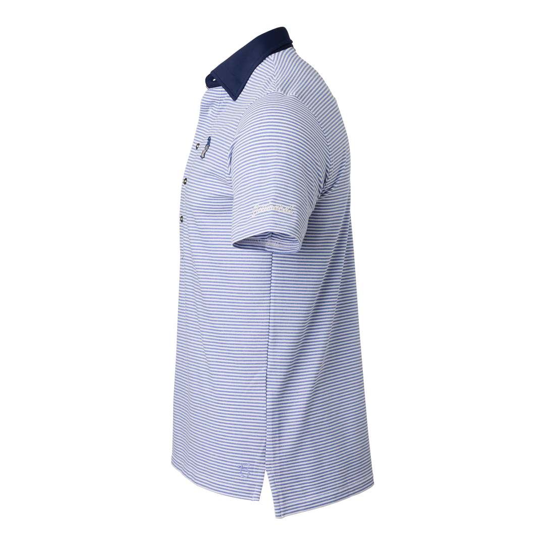 Bettinardi x Field Day Sporting Co. Wizard Ford 5 Button Striped Polo (Adler/Heather White)