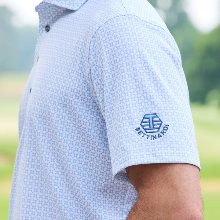 Bettinardi Greyson Tour Dept. T-Hive Ghost Thistle Polo (Wolf Blue)