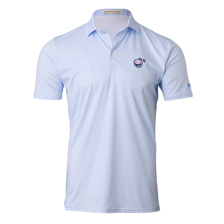 Bettinardi Holderness &amp; Bourne Sunglasses Bomb Fulton Polo (Belmont/Horizon Blue)- front