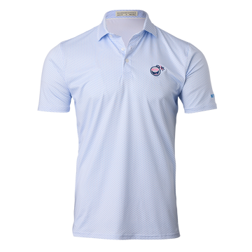 Bettinardi Holderness & Bourne Sunglasses Bomb Fulton Polo (Belmont/Horizon Blue)- front