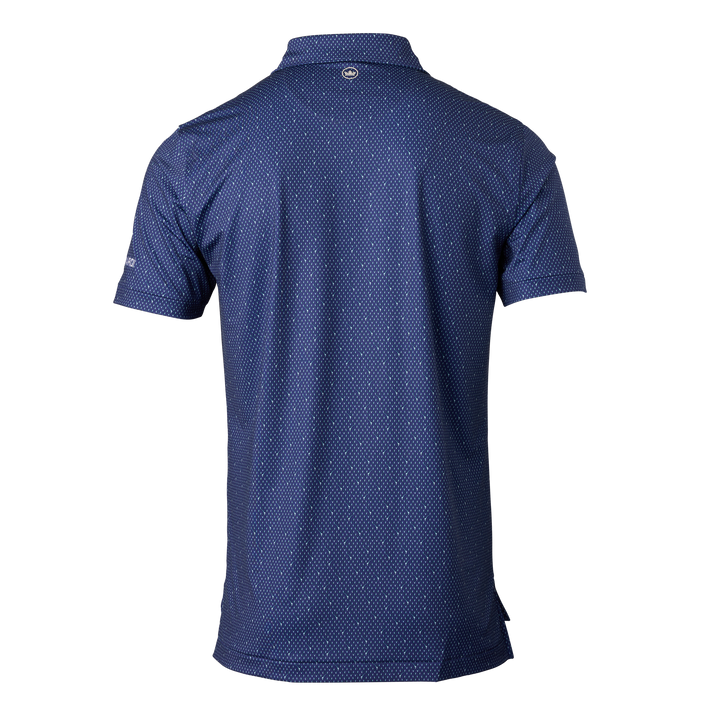 Bettinardi Peter Millar In the Rough Performance Jersey Polo (Sport Navy)- back