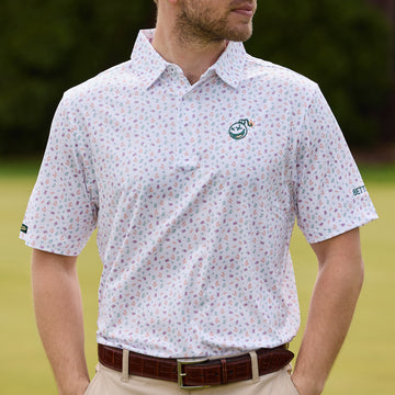 Bettinardi Straight Down Poison Bomb Pimento Cheese Polo (White)