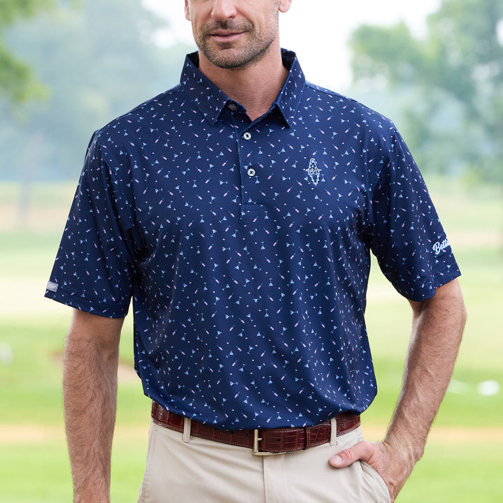 Bettinardi Straight Down Poison Wizard Extra Dirty Polo (New Indigo)