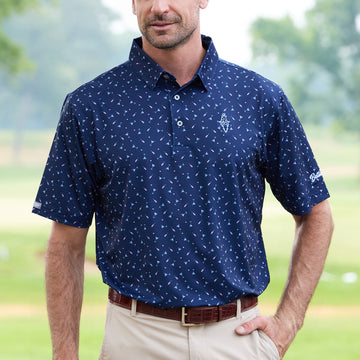Bettinardi Straight Down Poison Wizard Extra Dirty Polo (New Indigo)