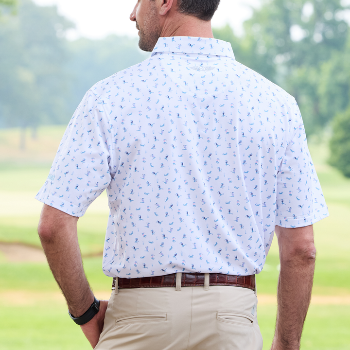 Bettinardi Straight Down Poison Stinger Gators Polo (Violet)