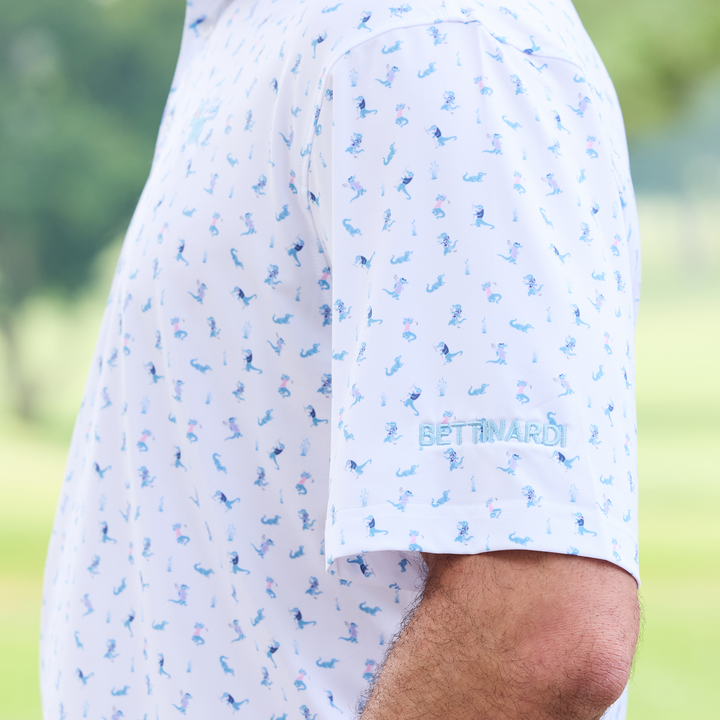 Bettinardi Straight Down Poison Stinger Gators Polo (Violet)