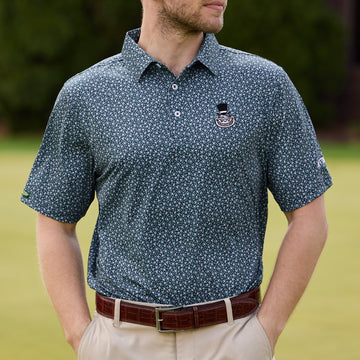 Bettinardi Straight Down Gangster Cat Redbud Polo (New Indigo)
