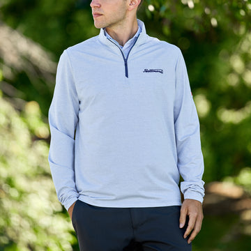 Bettinardi Holderness & Bourne American Flag Bell Pullover (Heathered Vista Blue)