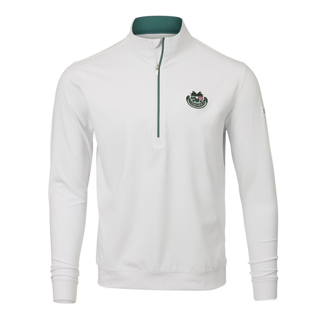 Bettinardi Straight Down 3D Fat Cat Patron Quarter Zip (White/Sage
