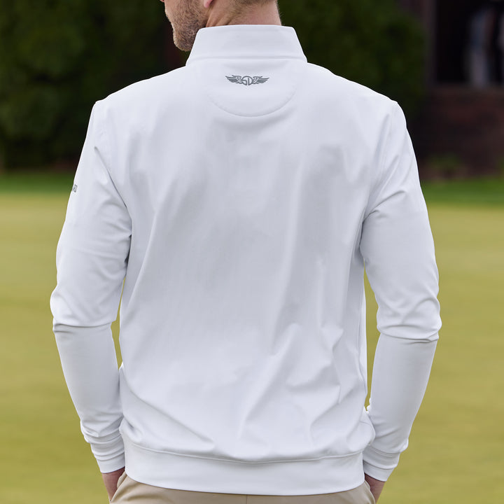 Bettinardi Straight Down 3D Fat Cat Patron Quarter Zip (White/Sage