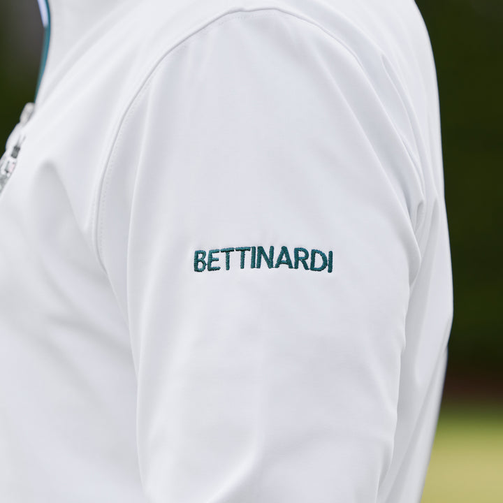 Bettinardi Straight Down 3D Fat Cat Patron Quarter Zip (White/Sage