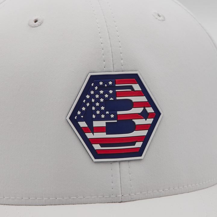 Bettinardi Hex B FLEXFIT 110® Hat (Red,White,Blue)