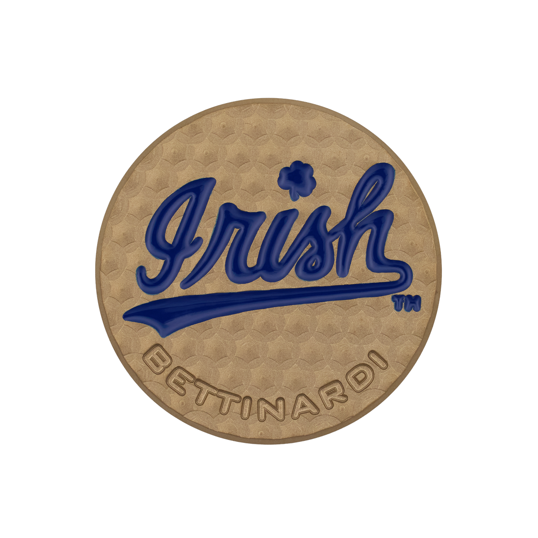 Notre Dame Shamrock Gold Flame Ball Marker