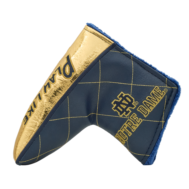 Play Like A Champion Today Gold Foil Quilted Blade Putter Headcover