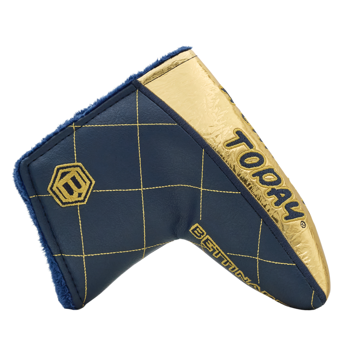 Play Like A Champion Today Gold Foil Quilted Blade Putter Headcover