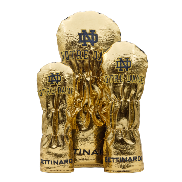 Play Like A Champion Today Gold Foil Quilted Wood Covers