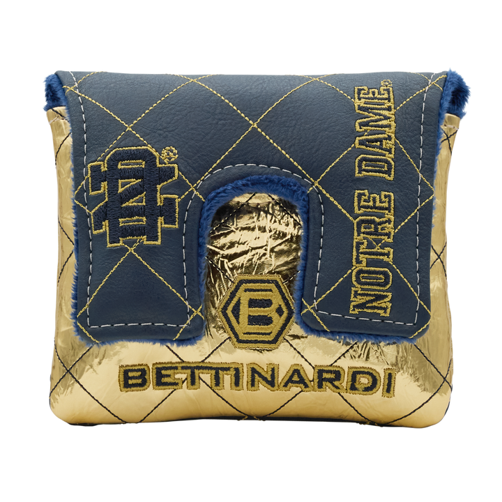 Play Like A Champion Today Gold Foil Quilted Center-Shafted Mallet Putter Headcover