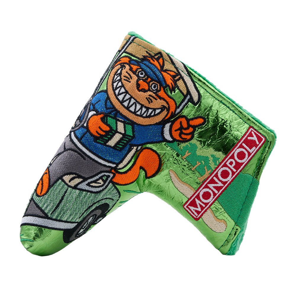 Monopoly x Bettinardi Cart Buddies F.A.I Blade Putter Headcover- side a