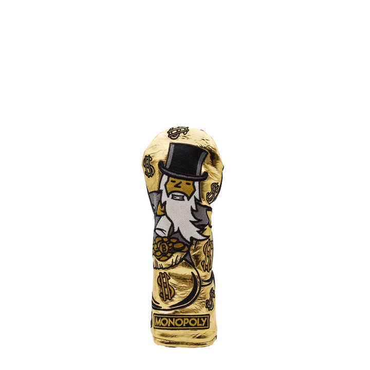 Monopoly x Bettinardi Golden Moneybag Wizard Hybrid Cover- front