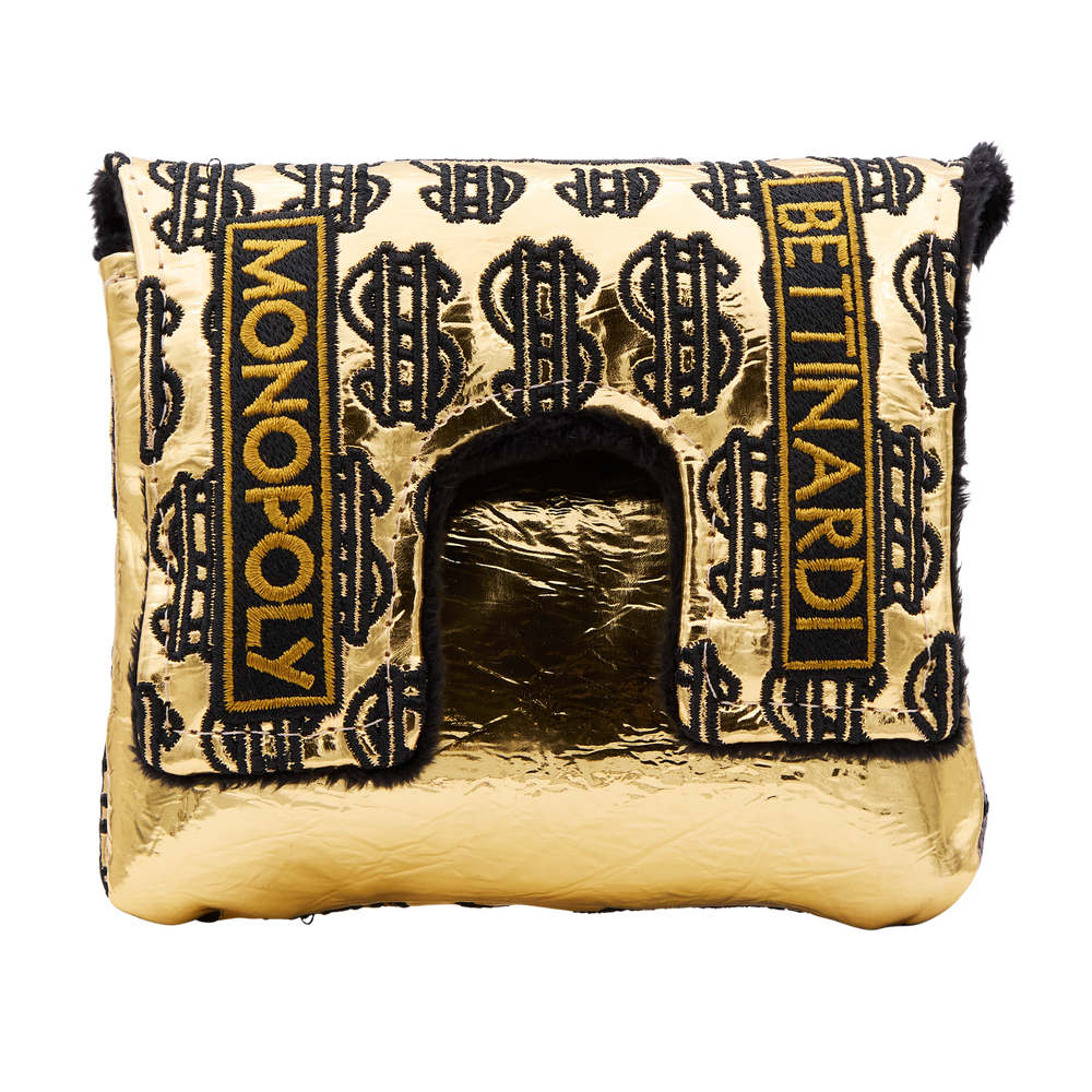 Monopoly x Bettinardi Golden Moneybag Wizard Center-Shafted Mallet Putter Headcover- back