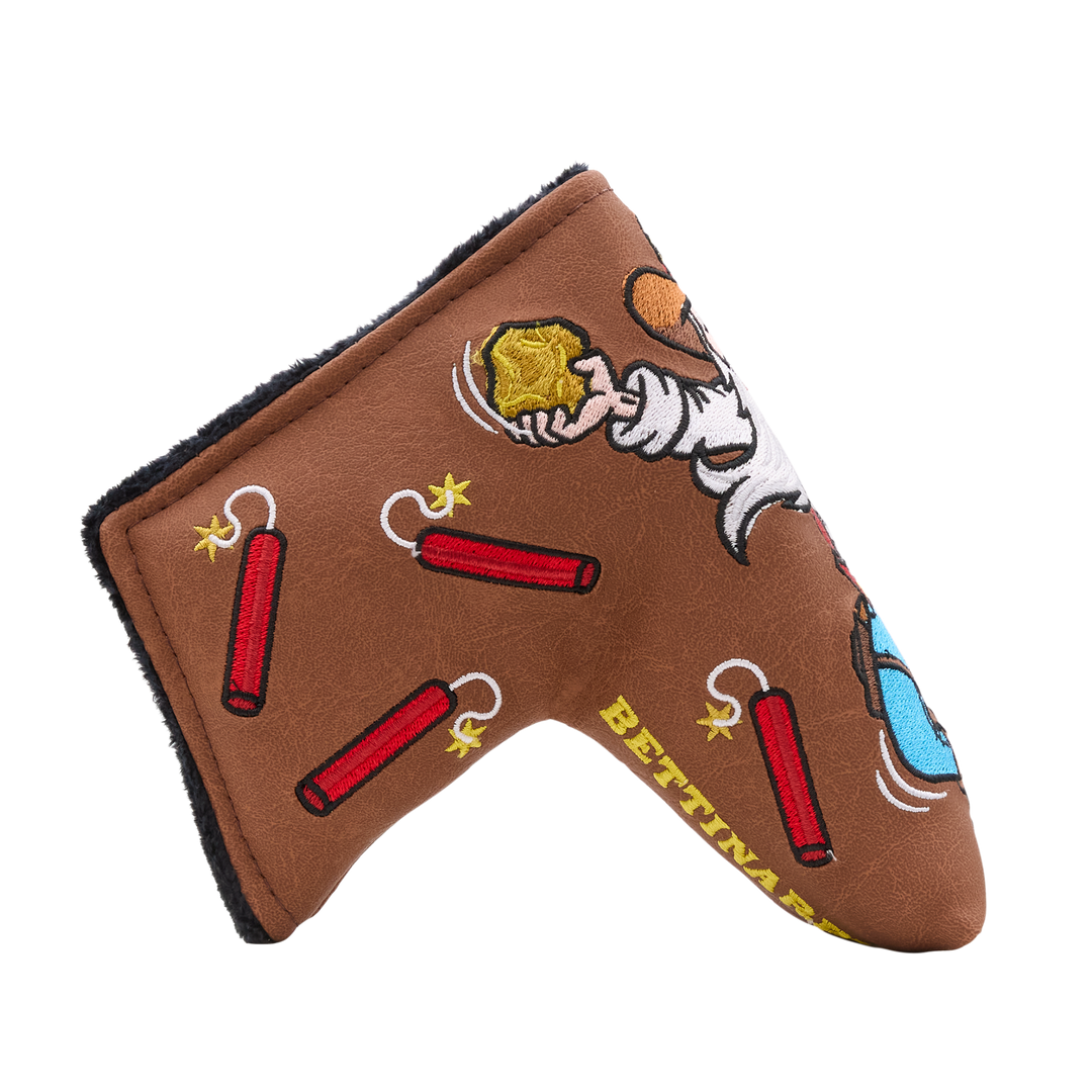Gold Rush Prospecting Wizard Blade Putter Headcover