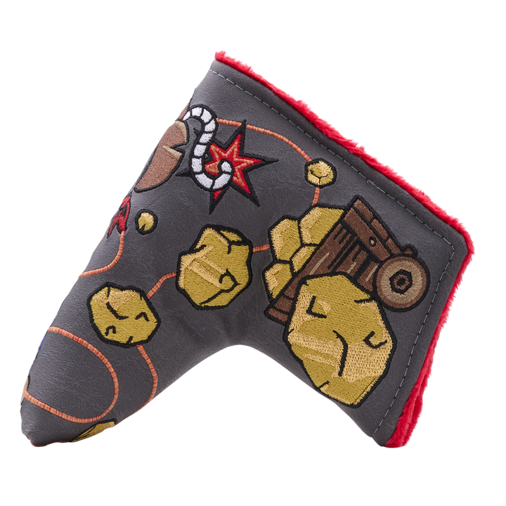 Gold Rush Demolition Bomb Blade Putter Headcover - Oak Brook Exclusive