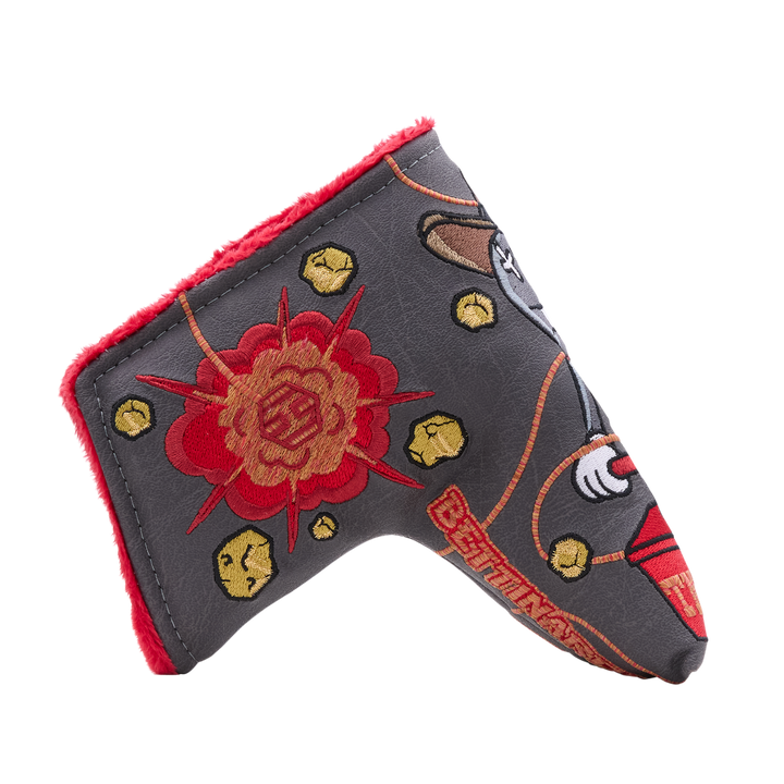 Gold Rush Demolition Bomb Blade Putter Headcover - Oak Brook Exclusive