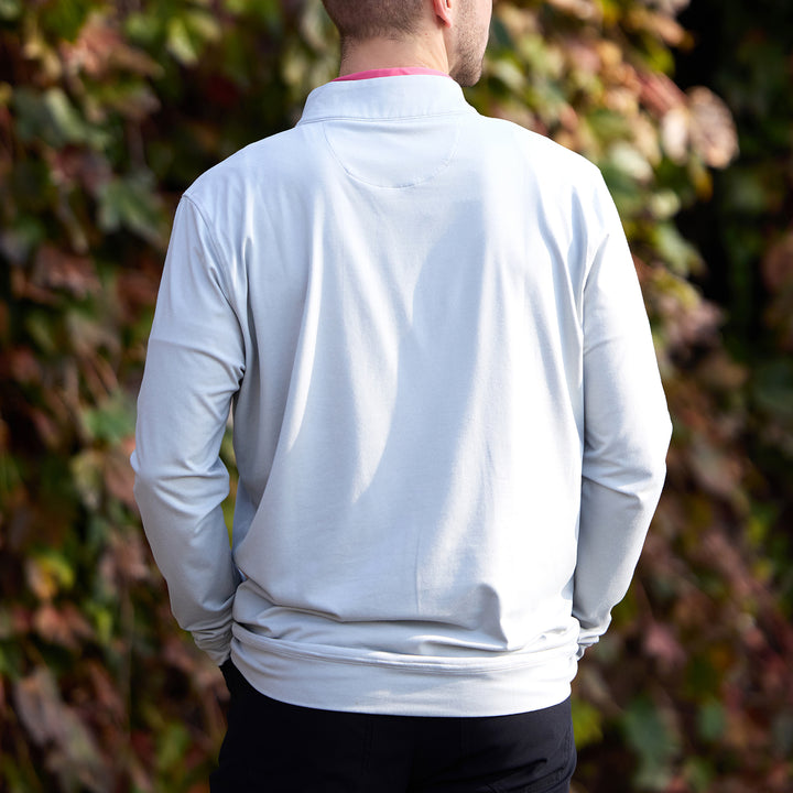 Bettinardi Soft Touch Quarter Zip (Light Gray/Charcoal)