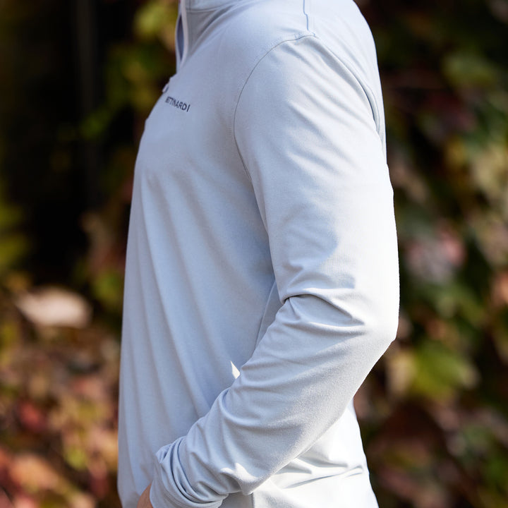 Bettinardi Soft Touch Quarter Zip (Light Gray/Charcoal)