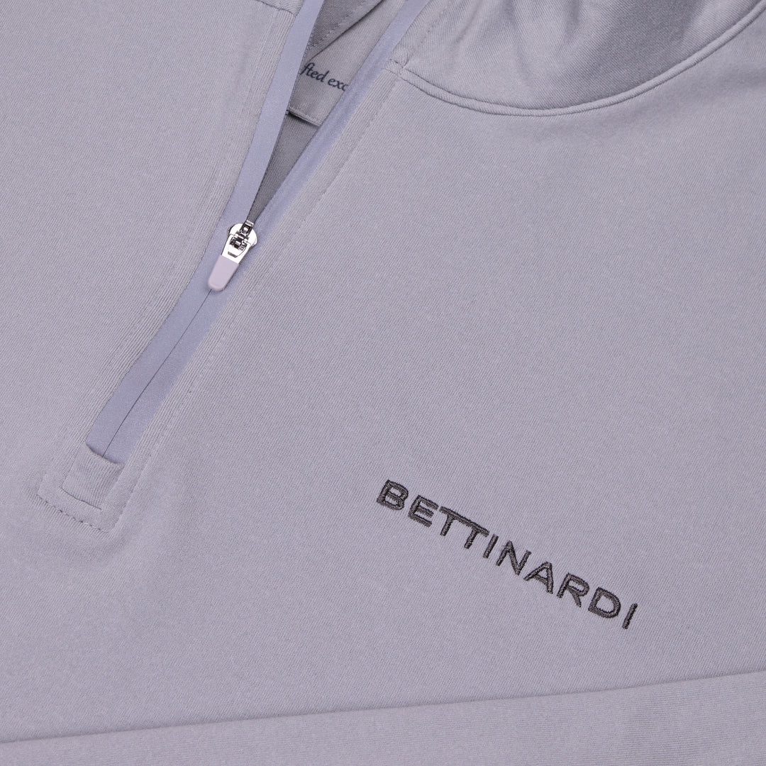 Bettinardi Soft Touch Quarter Zip (Light Gray/Charcoal)