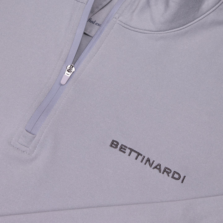 Bettinardi Soft Touch Quarter Zip (Light Gray/Charcoal)
