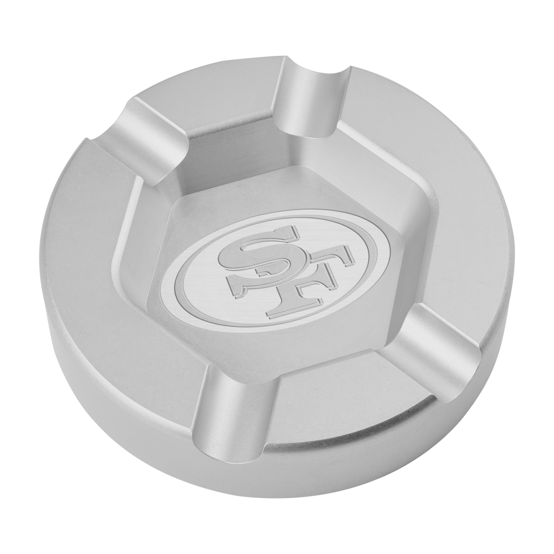 San Francisco 49ers Silver Anodized Cigar Tray