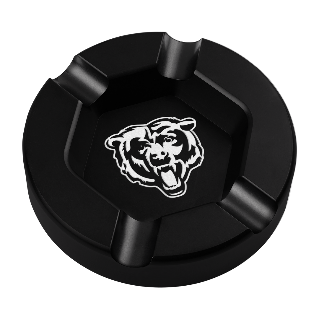 Chicago Bears Black Anodized Cigar Tray