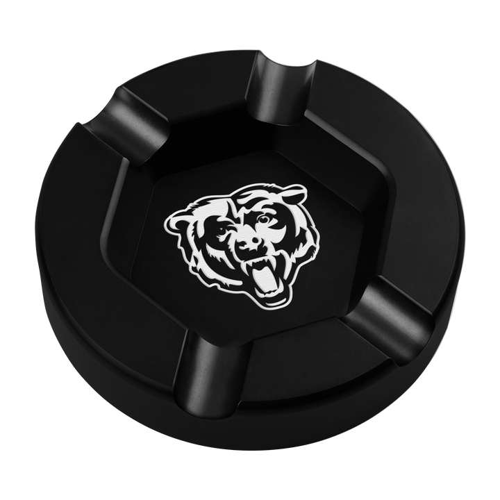 Chicago Bears Black Anodized Cigar Tray