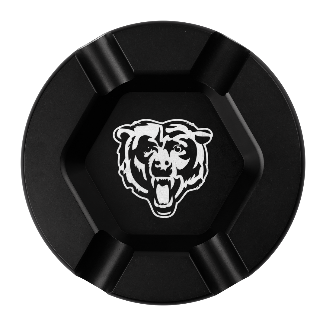 Chicago Bears Black Anodized Cigar Tray
