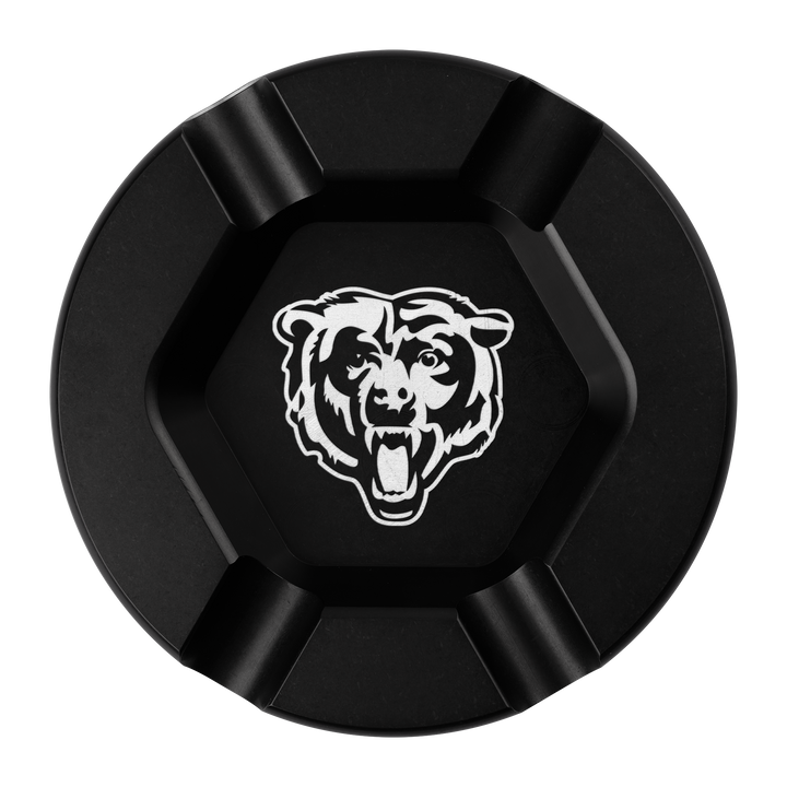Chicago Bears Black Anodized Cigar Tray