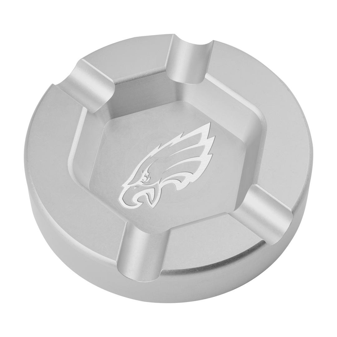 Philadelphia Eagles Silver Anodized Cigar Tray